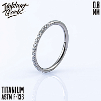 Кольцо-кликер Twilight 0.8 мм (20G)